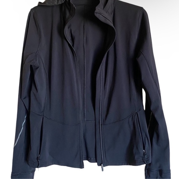 NWT Lululemon NULUX Reflective Running Jacket Black size 12 - Picture 10 of 12